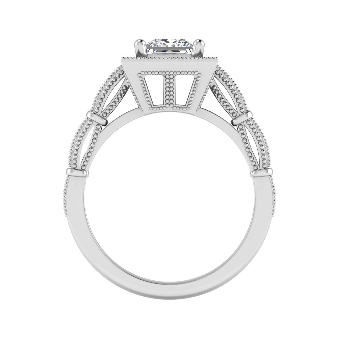 Evie Halo Engagement Ring